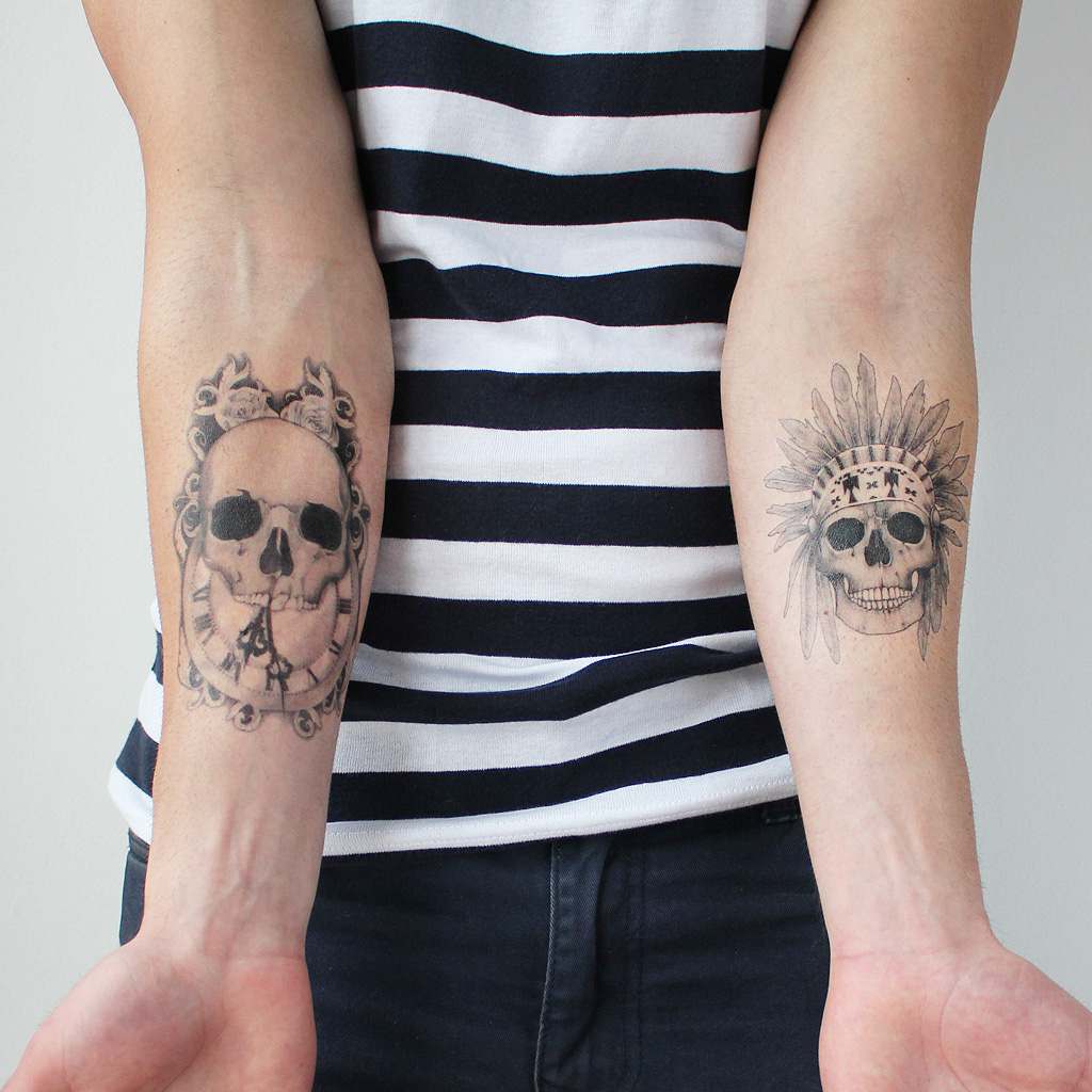 skull tattoos for men 0019