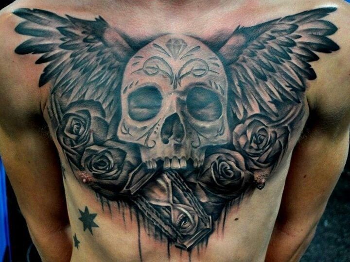 skull tattoos for men 0096