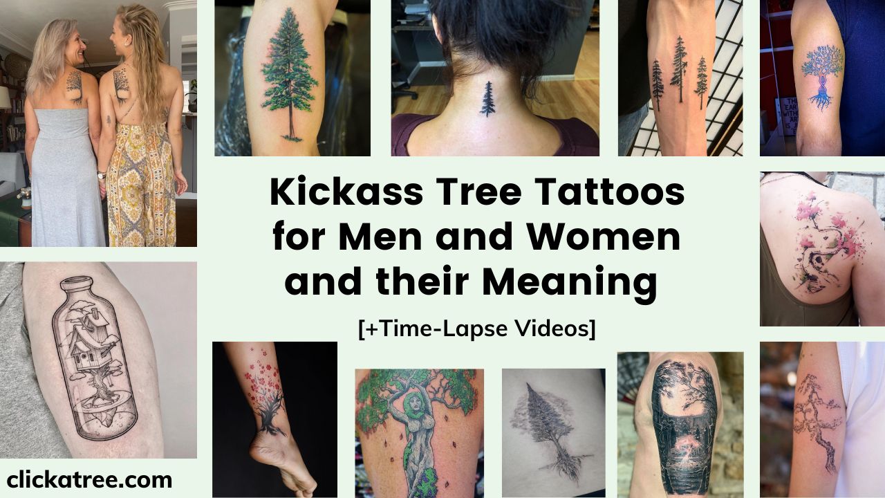 sleeve tree tattoos for men