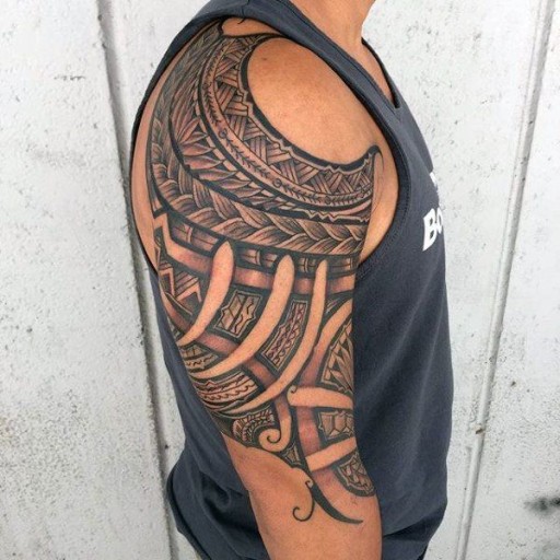 sleeves featuring Polynesian tattoos for men