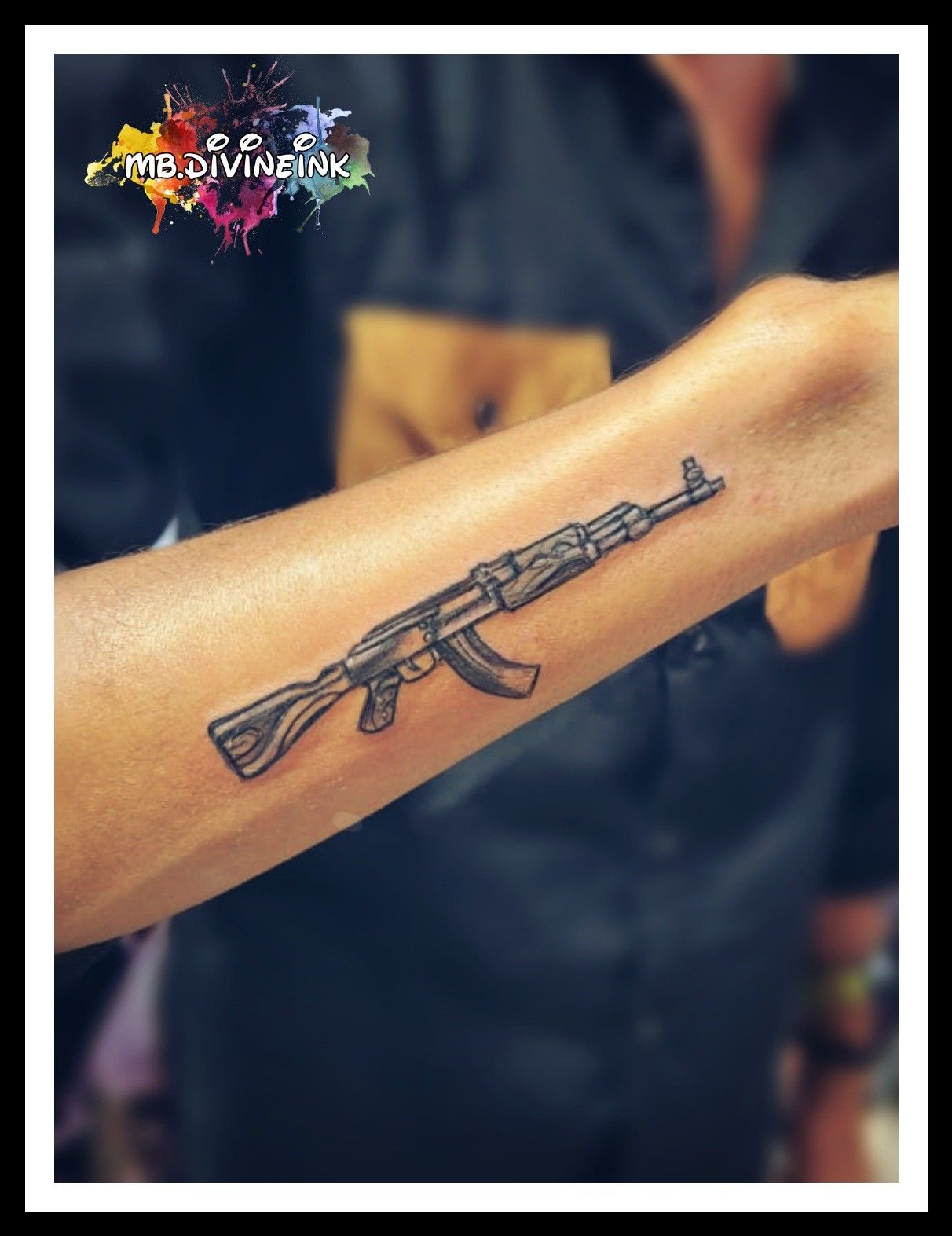 small ak 47 tattoos for men variations