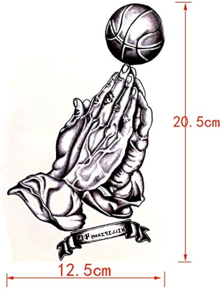 small basketball tattoos for men.