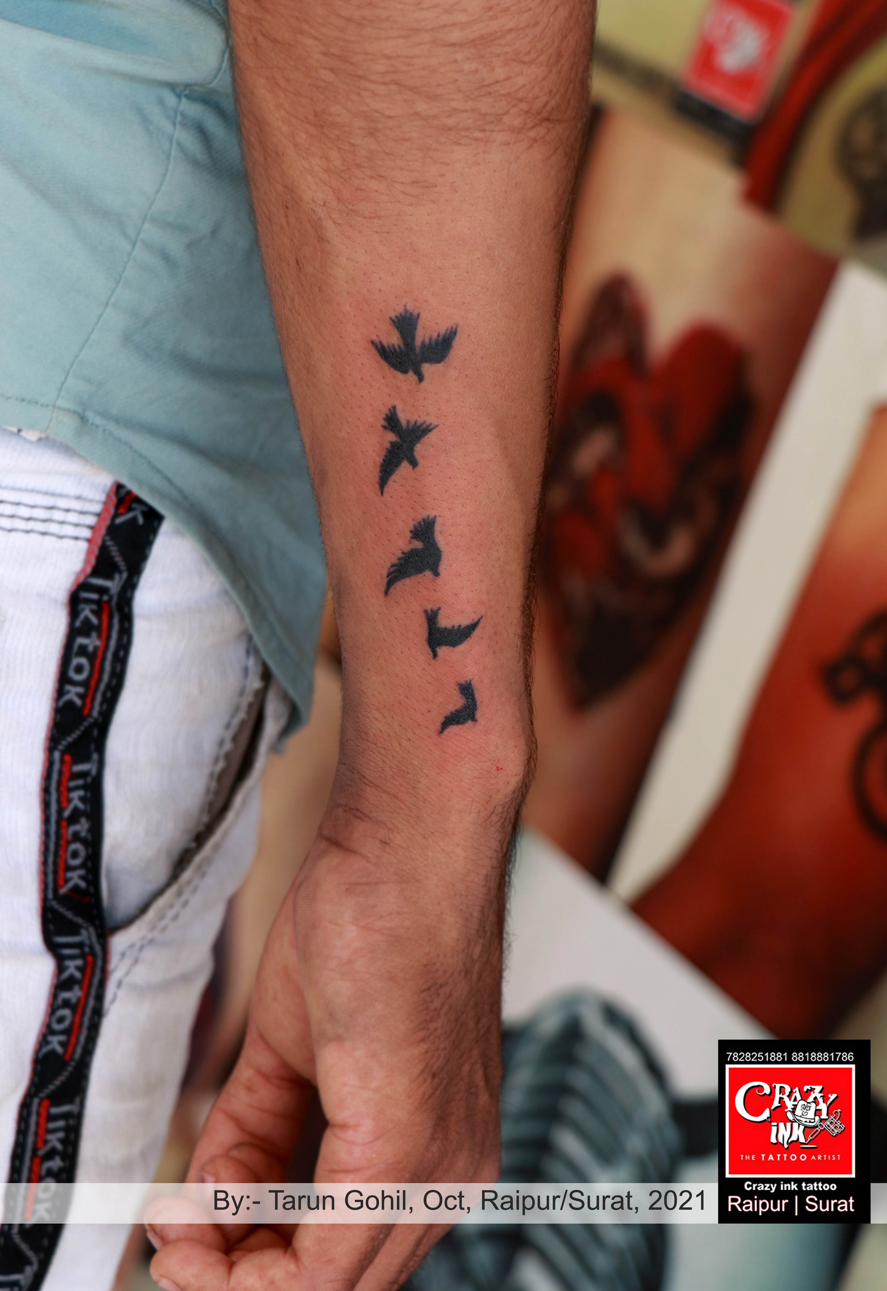 small bird tattoos for men