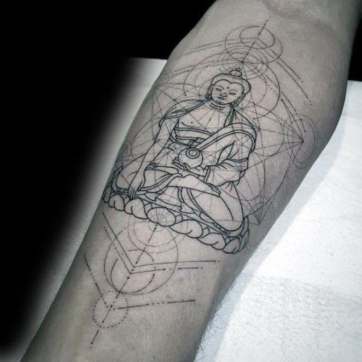 small Buddhist tattoos for men inspiration