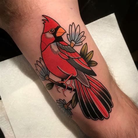 small cardinal tattoos for men