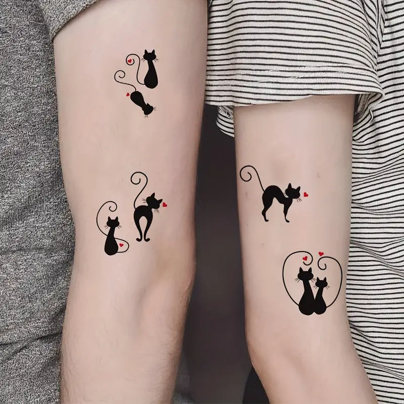 small cat tattoos for men