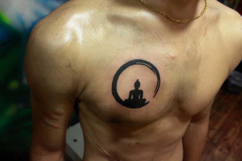 small chest tattoos for men 0010