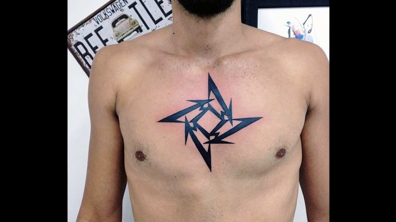 small chest tattoos for men 0026