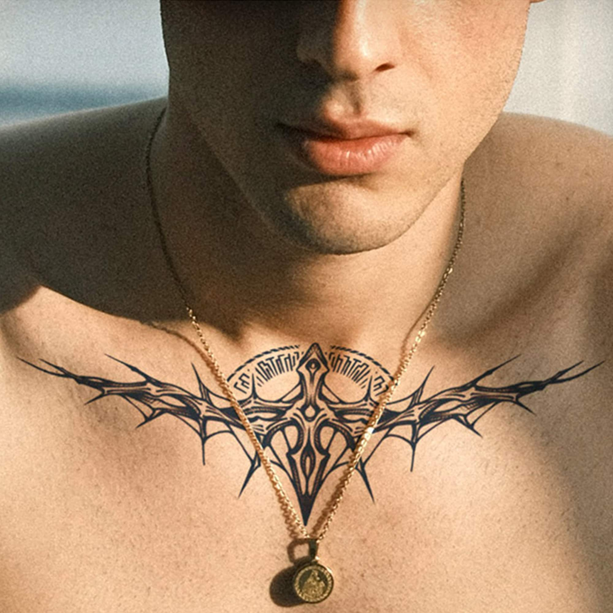 small chest tattoos for men 0028