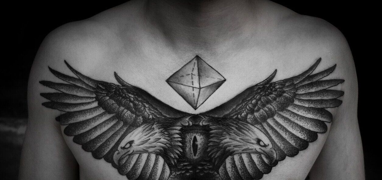 small chest tattoos for men 0033