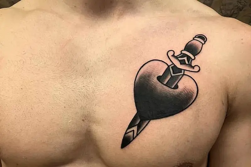 small chest tattoos for men 0041