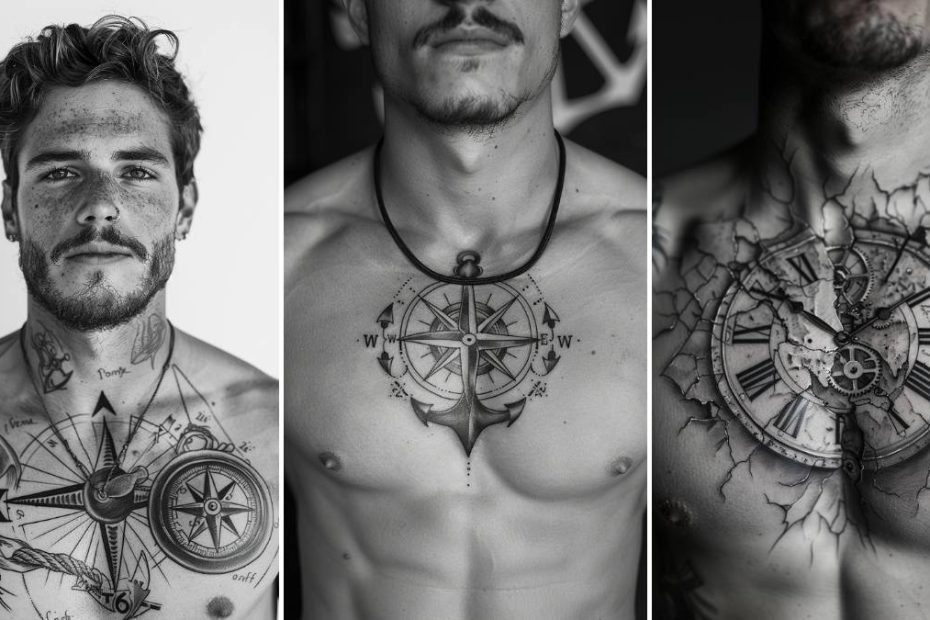 small chest tattoos for men 0051