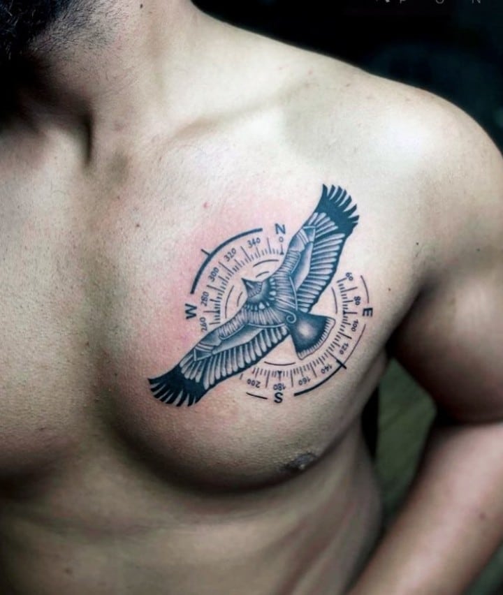 small chest tattoos for men 0089