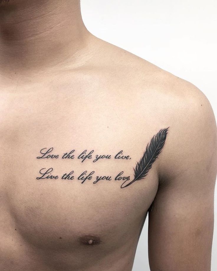 small chest tattoos for men 0094