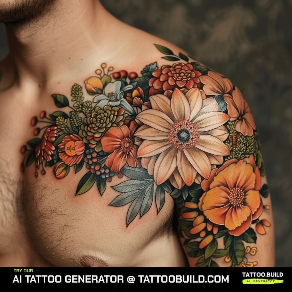 small chest tattoos for men 0095