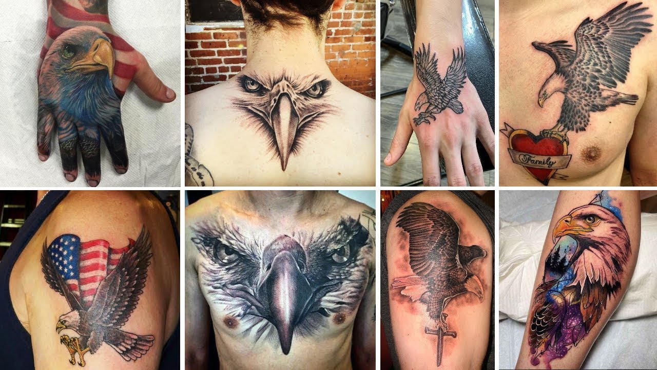 small eagle tattoos for men