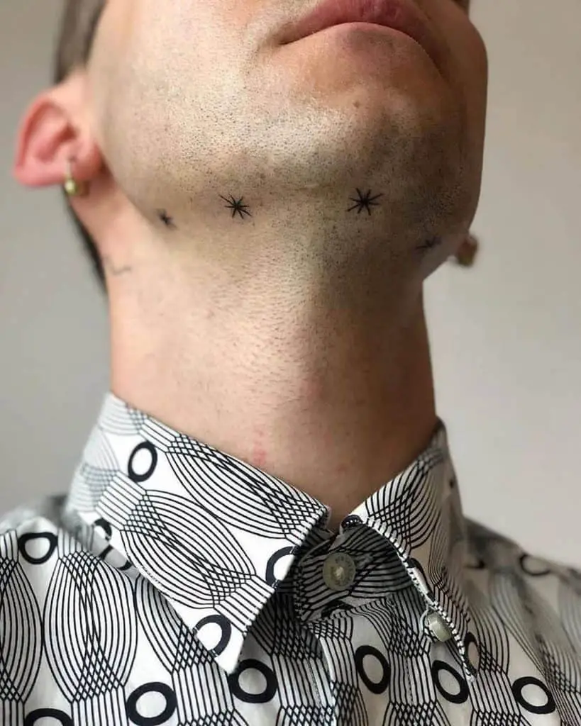 small neck tattoos for men 0020