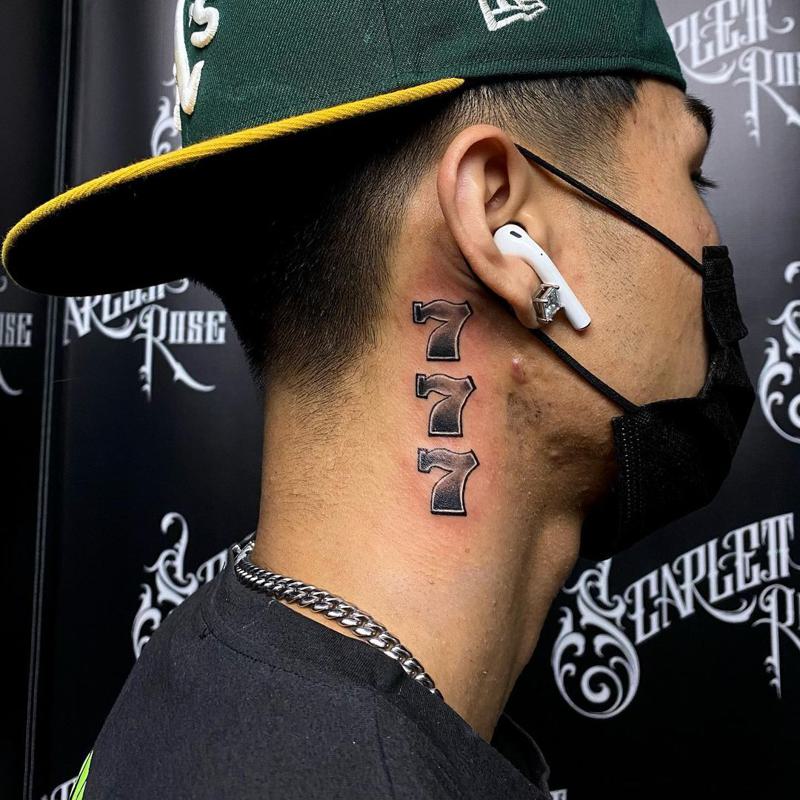 small neck tattoos for men 0033