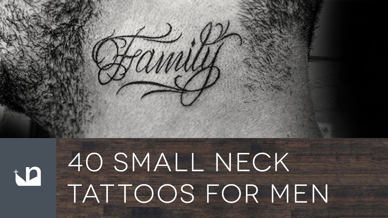 small neck tattoos for men 0038