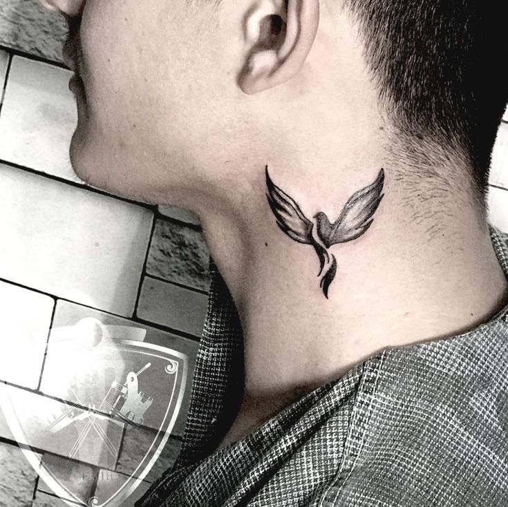 small neck tattoos for men 0092