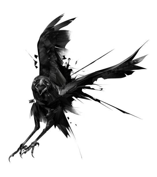 small raven tattoos for men