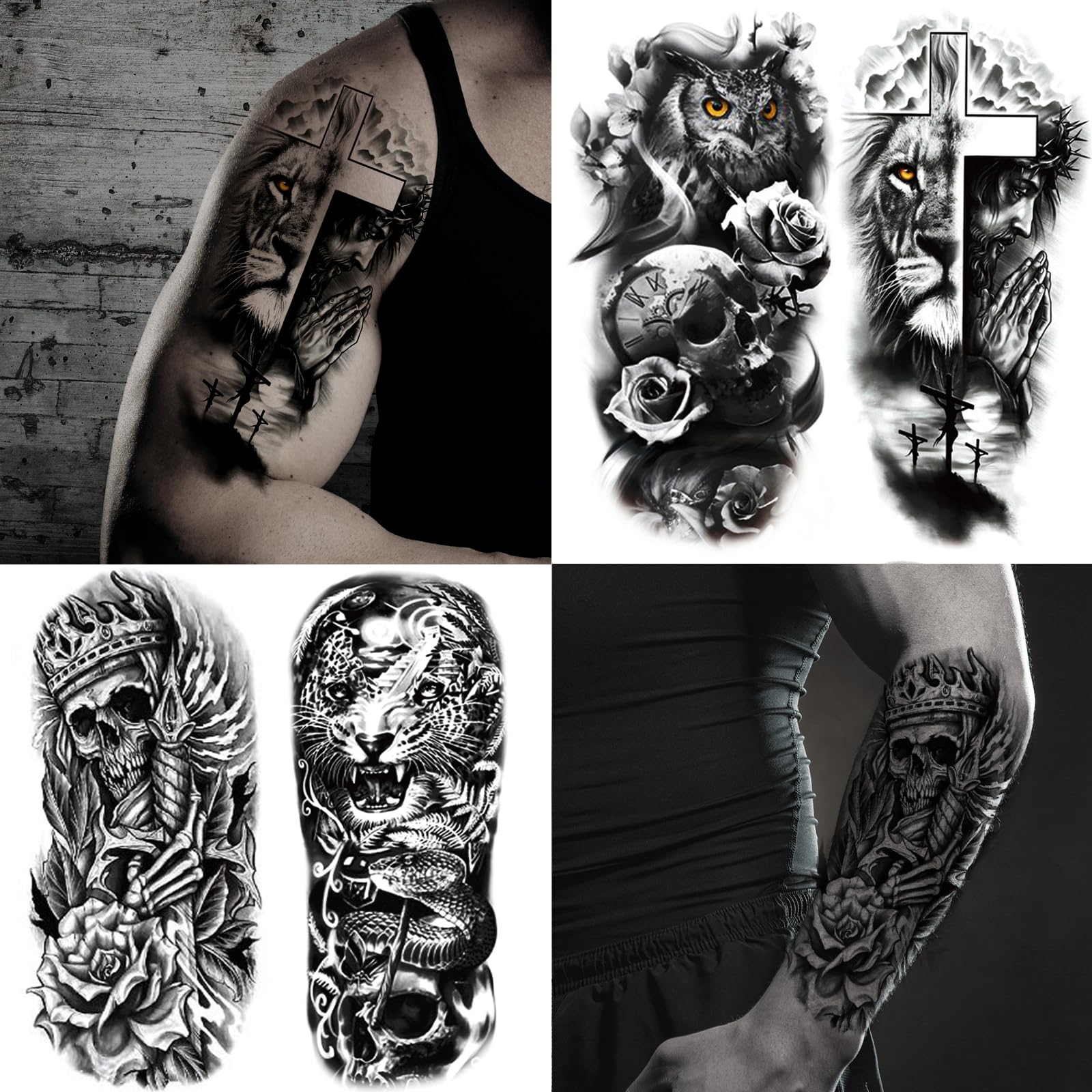 small scary tattoos for men