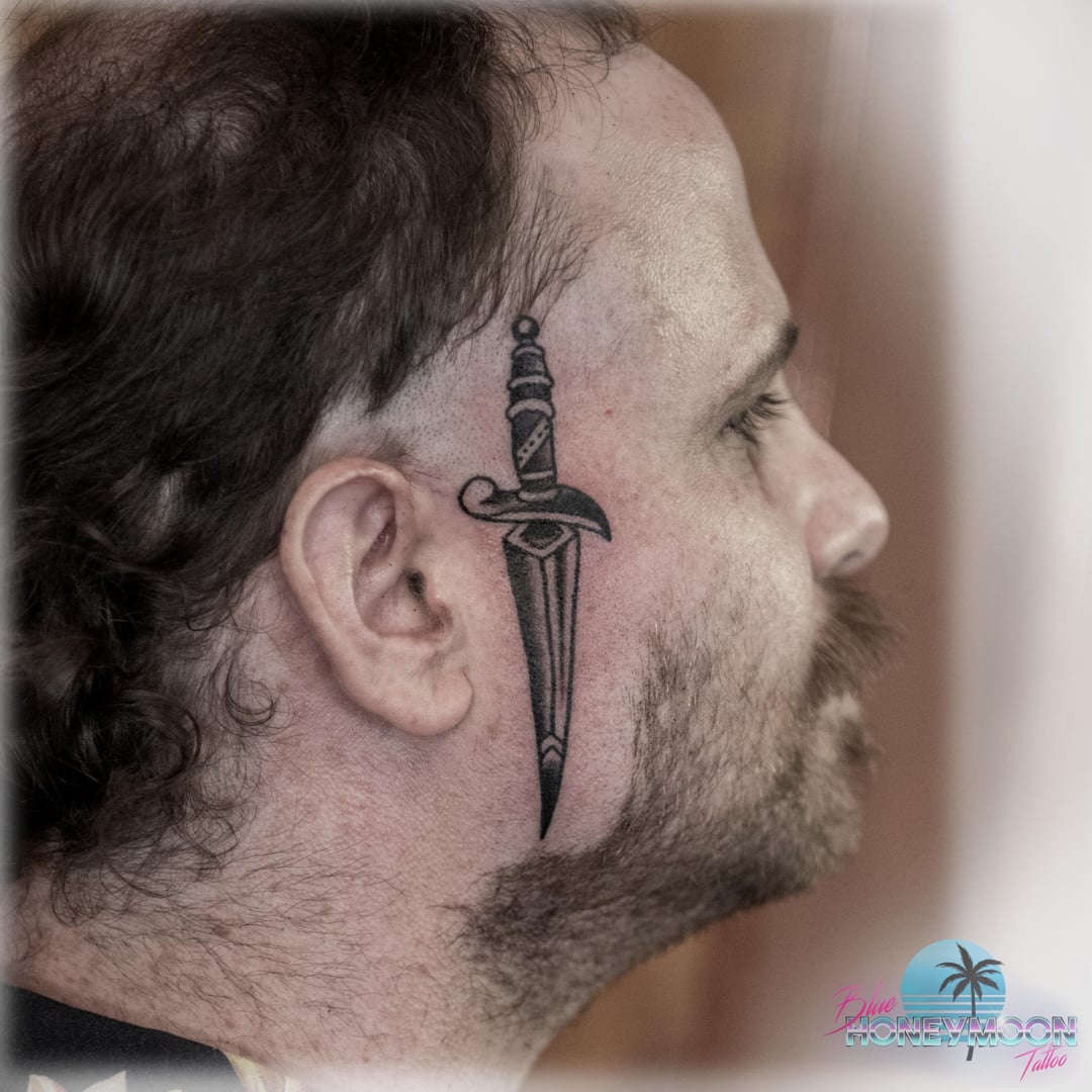 small sideburn tattoos for men 0045