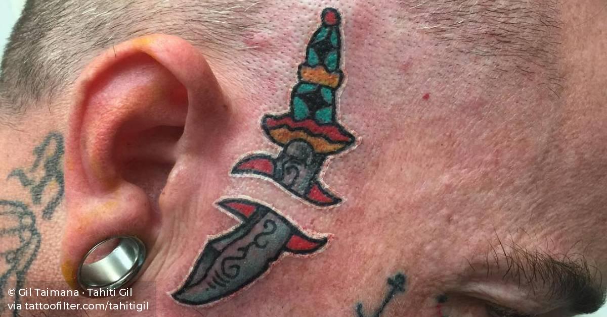 small sideburn tattoos for men 0046