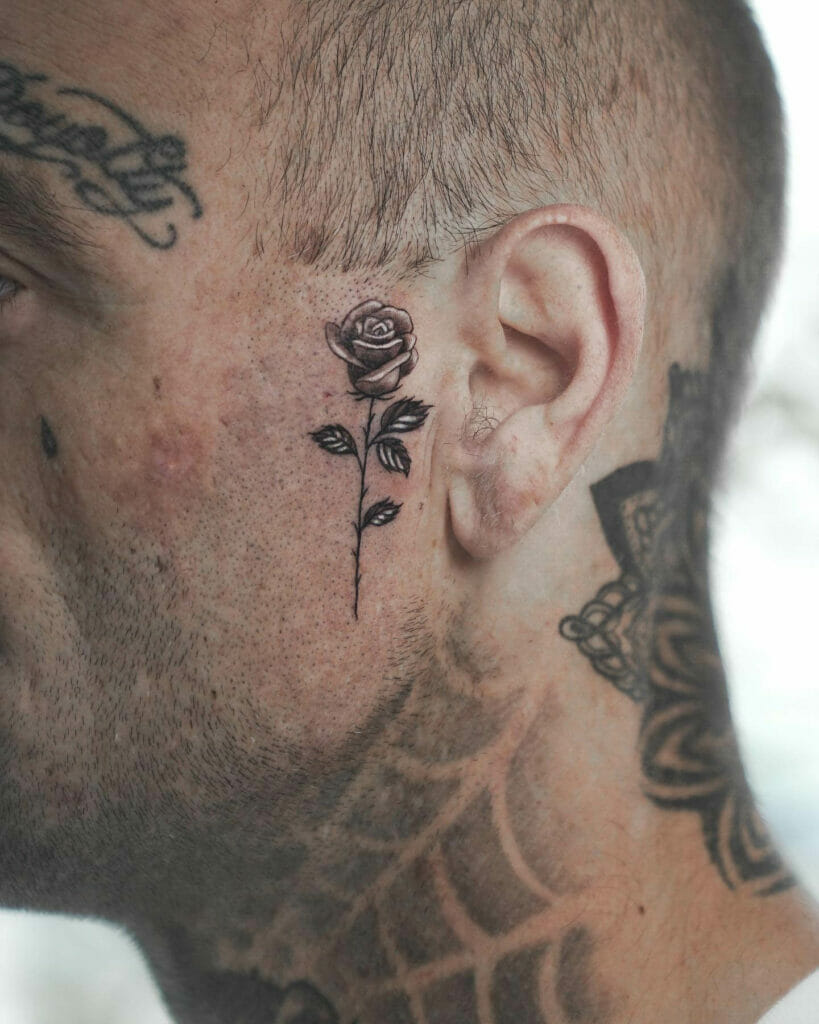 small sideburn tattoos for men 0064