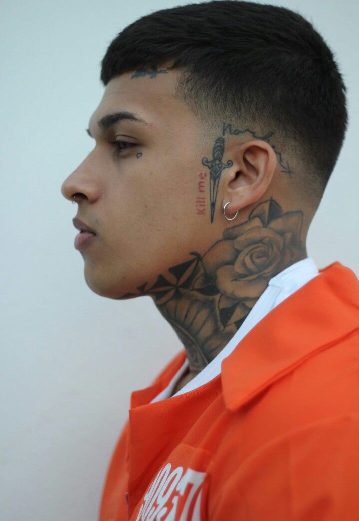 small sideburn tattoos for men 0065