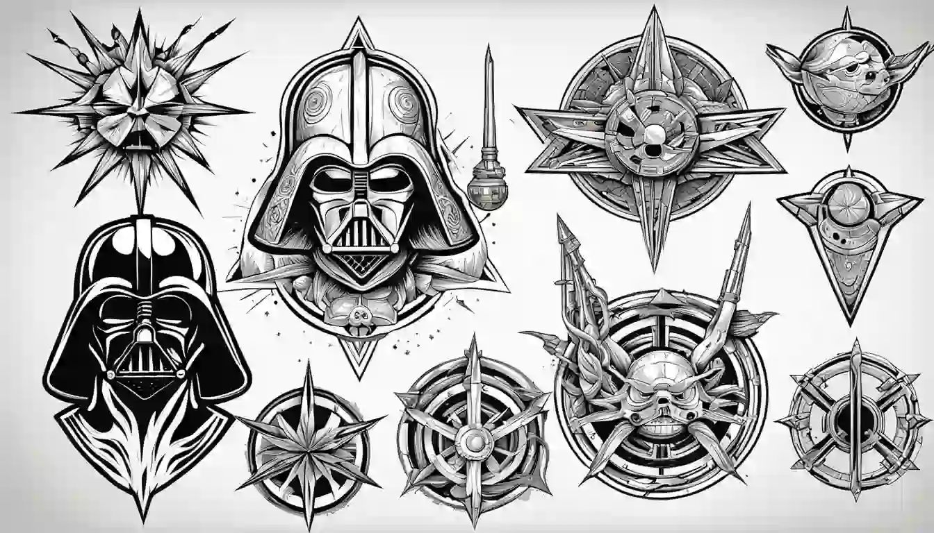 small Star Wars tattoos for men