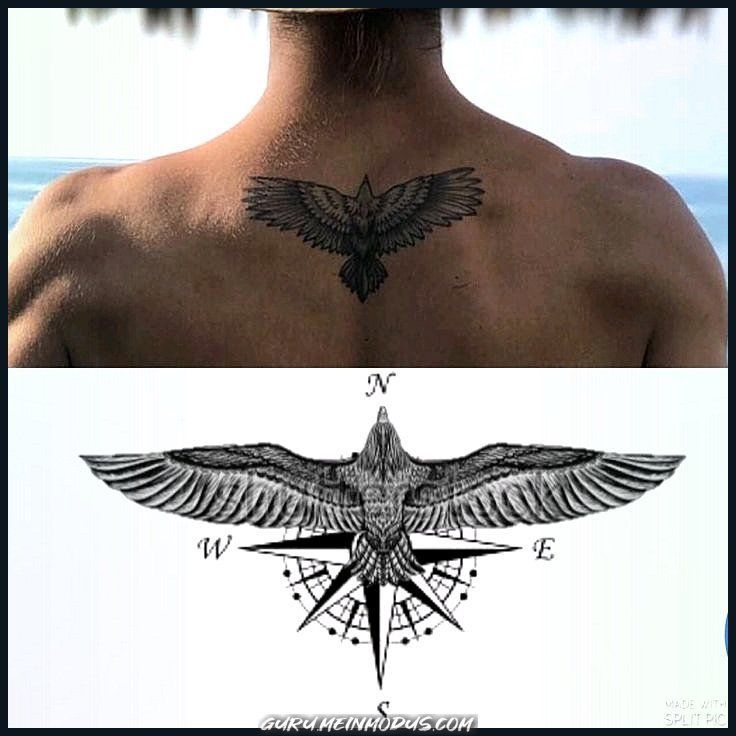 small tattoos for men on back 0014