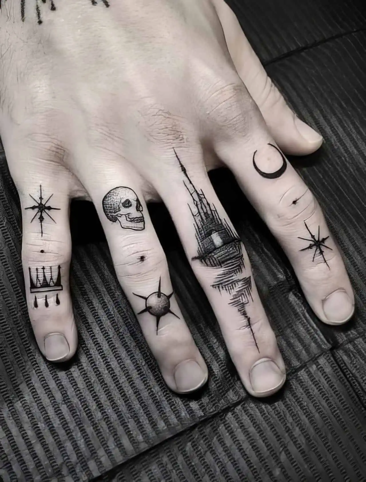 small tattoos for men on hand 0013