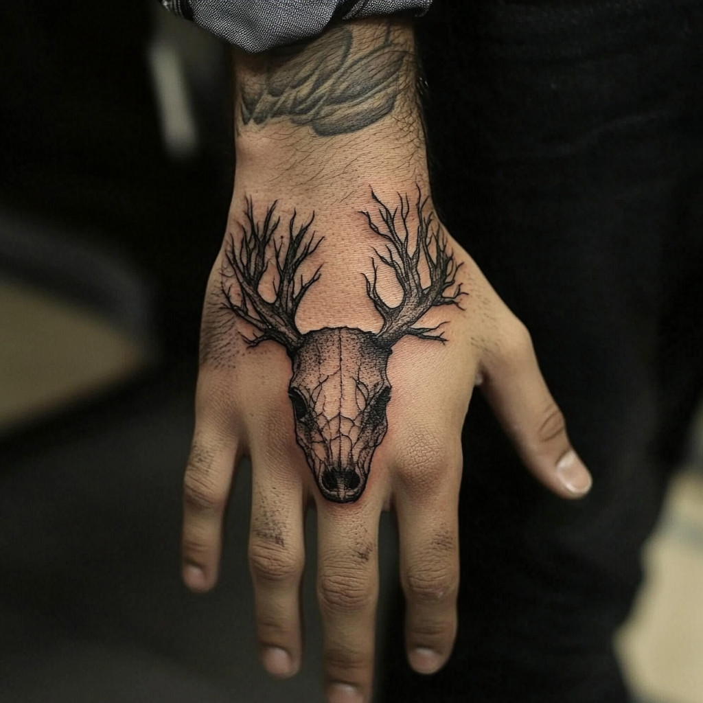 small tattoos for men on hand 0048