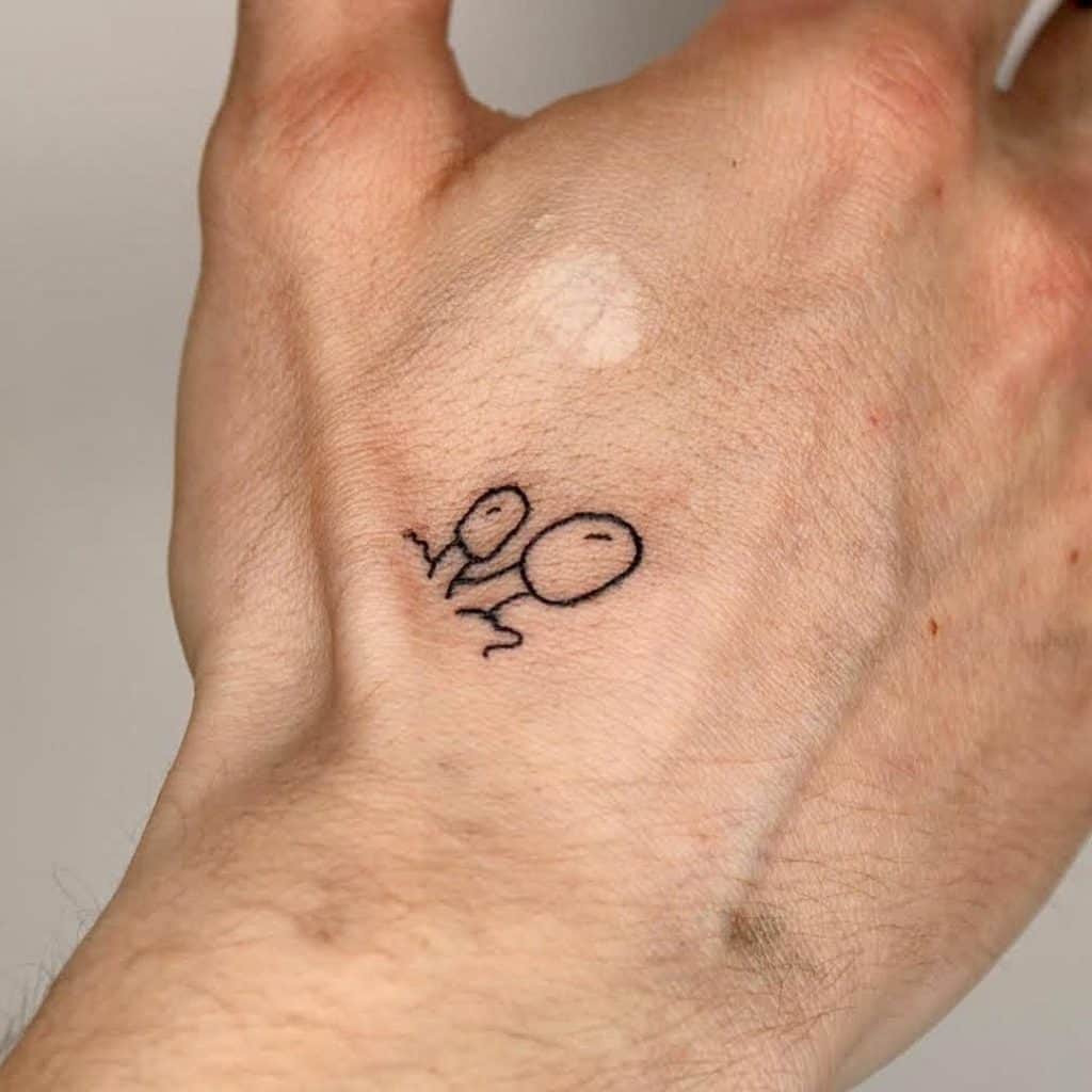 small tattoos for men on hand 0049