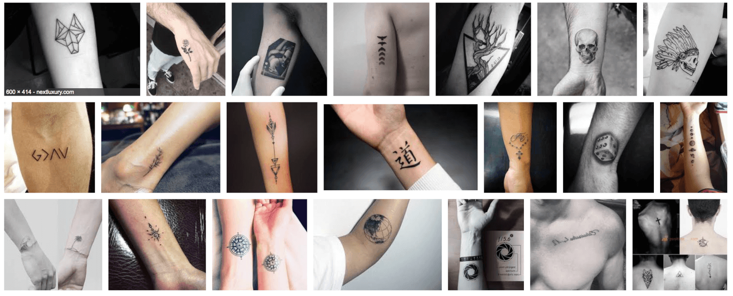 small tattoos for men on hand 0093