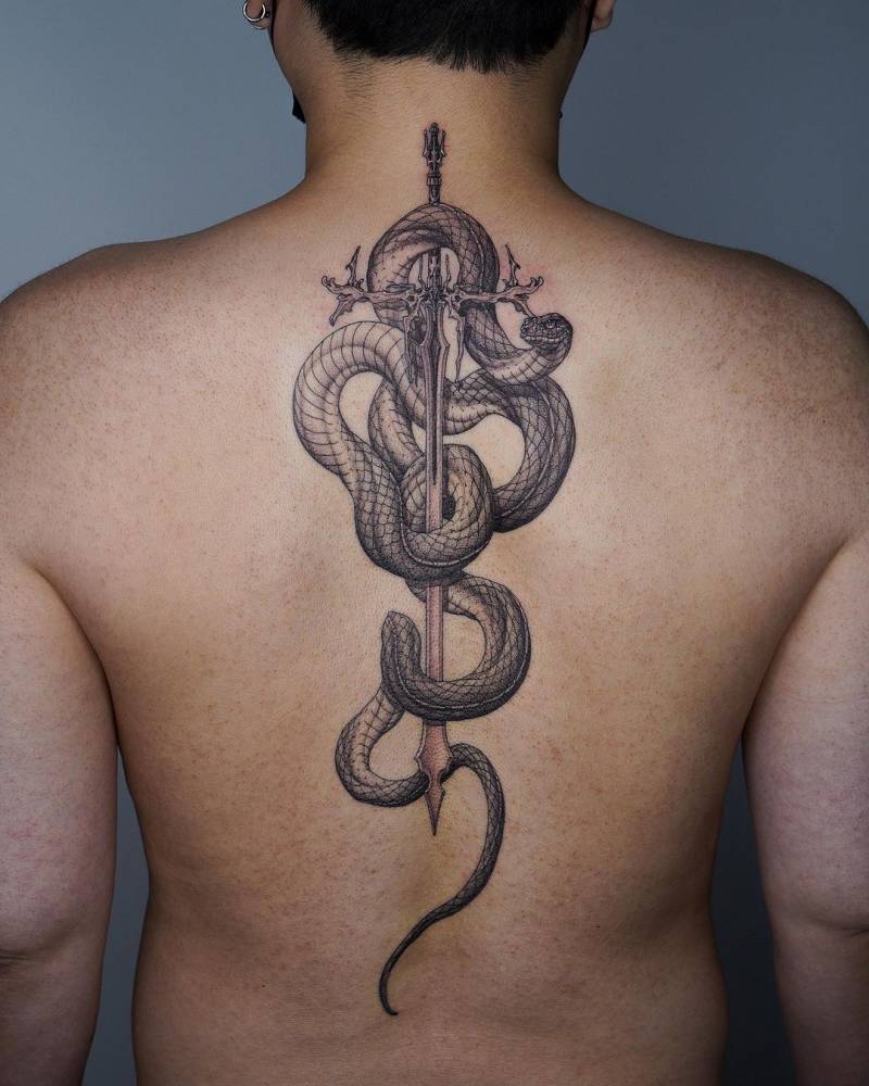 snake tattoos for men 0037