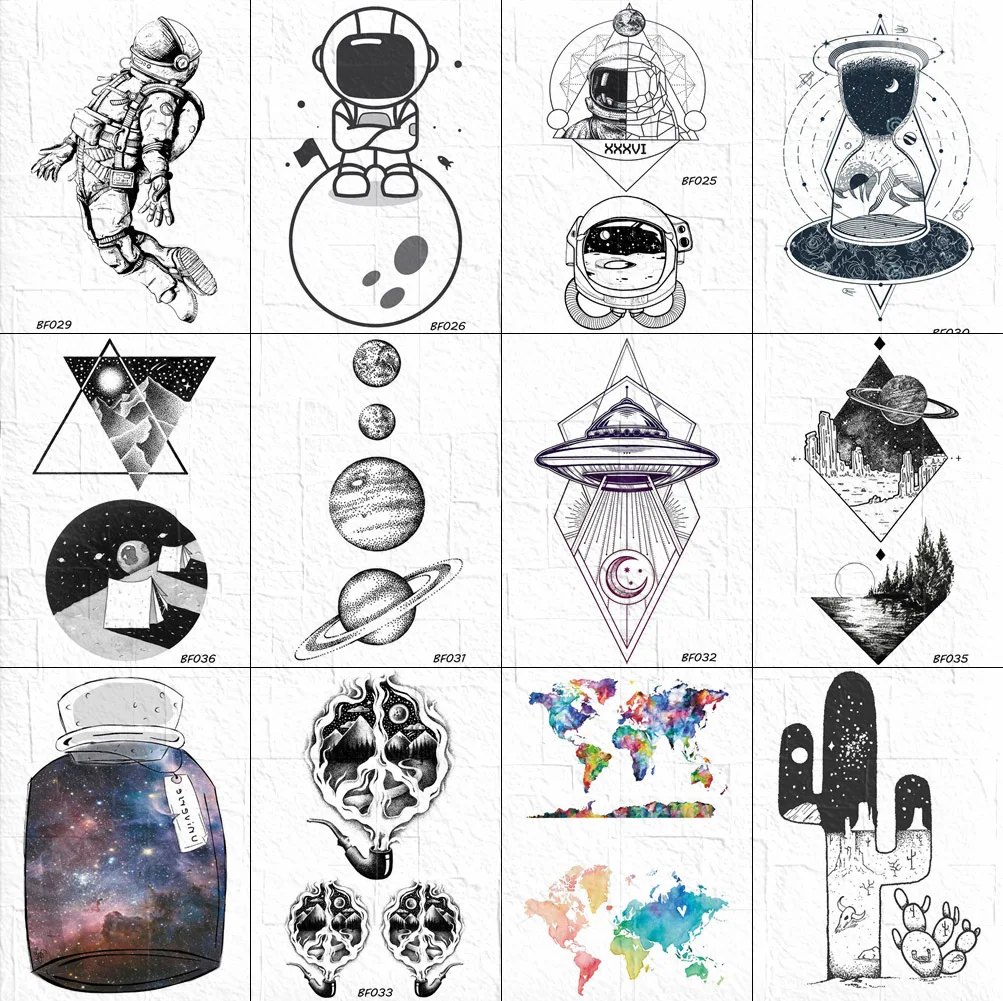 space tattoos for men 0024