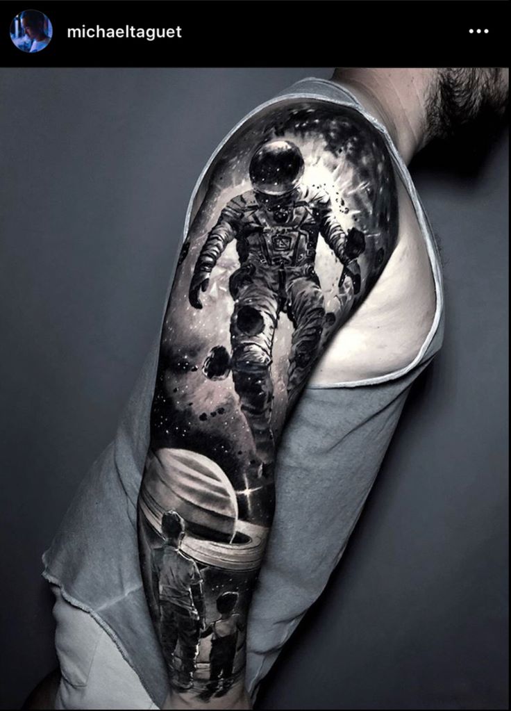 space tattoos for men 0059