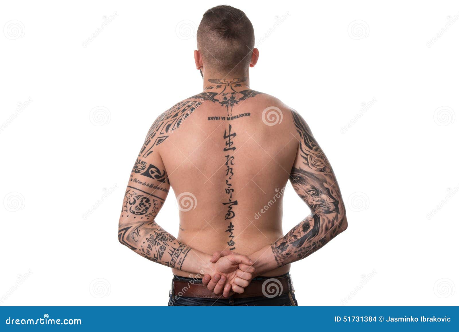 spine tattoos for men 0051