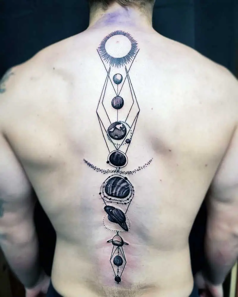 spine tattoos for men 0078