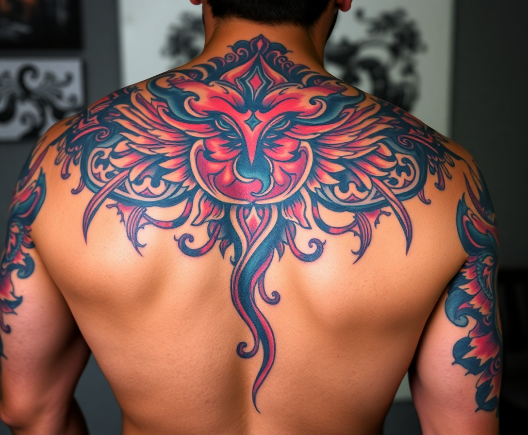 spine tattoos for men 0086