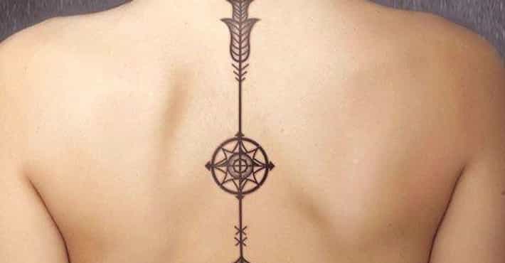 spine tattoos for men 0089