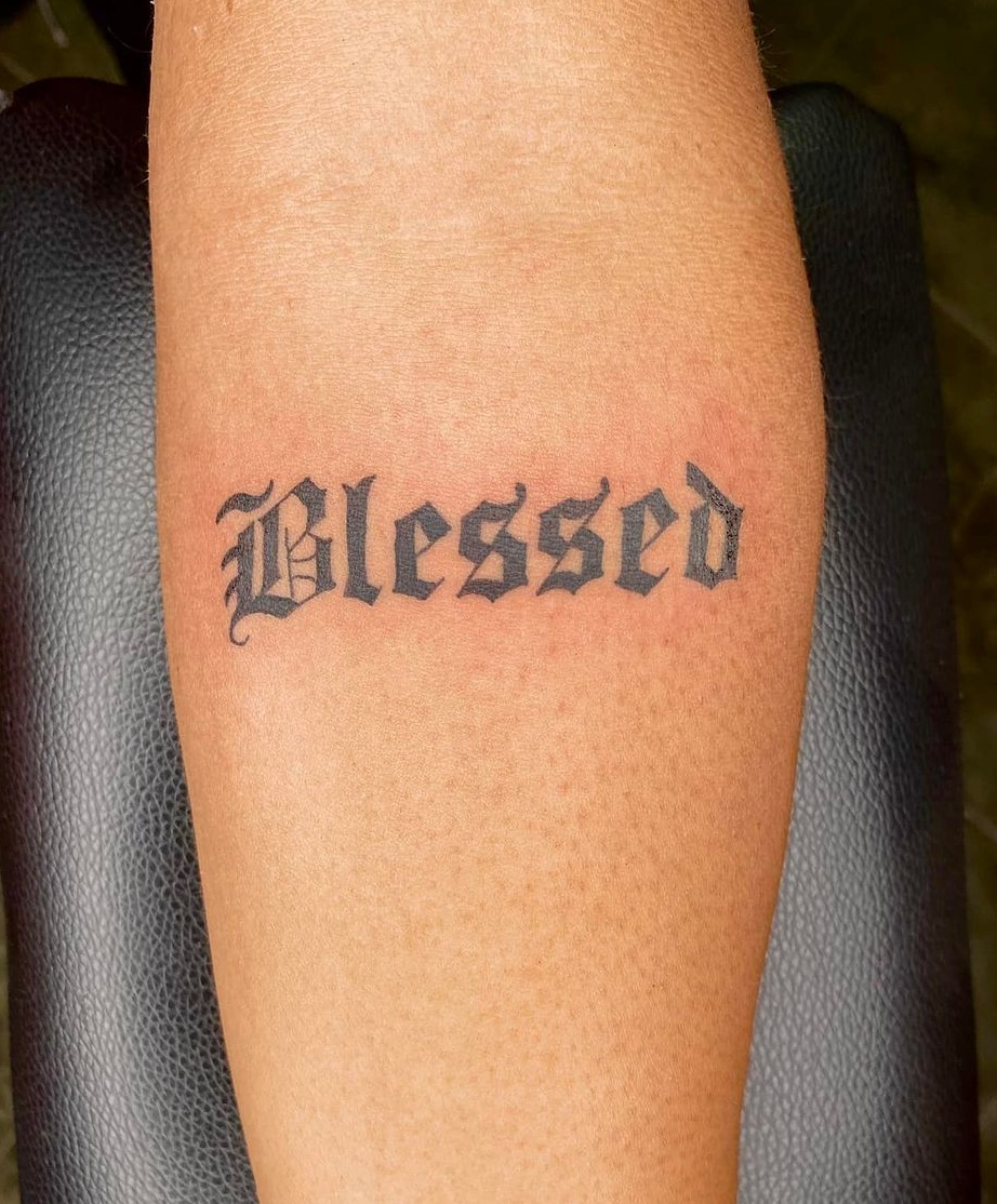 spiritual blessed tattoos for men.