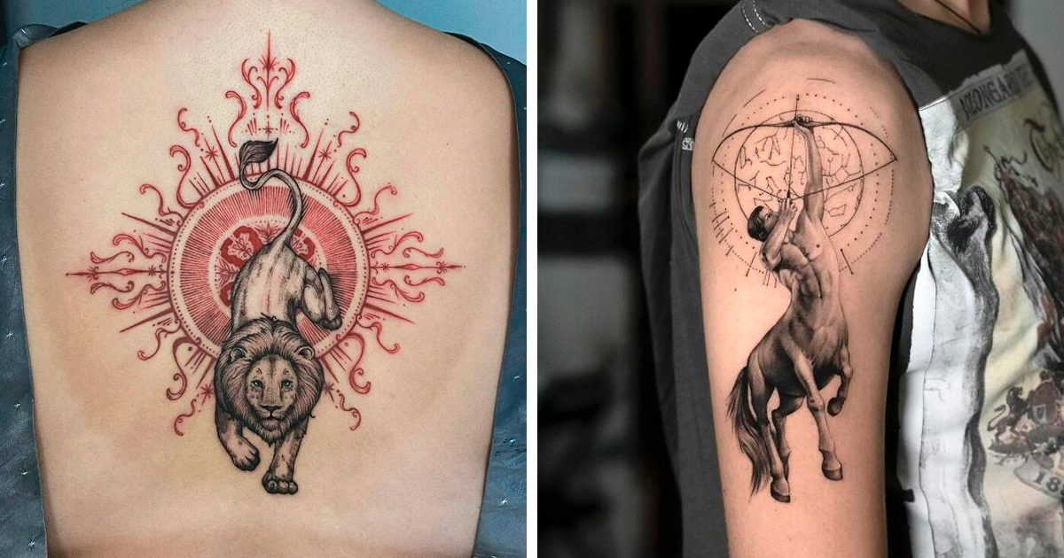 spiritual Cancer zodiac tattoos for men