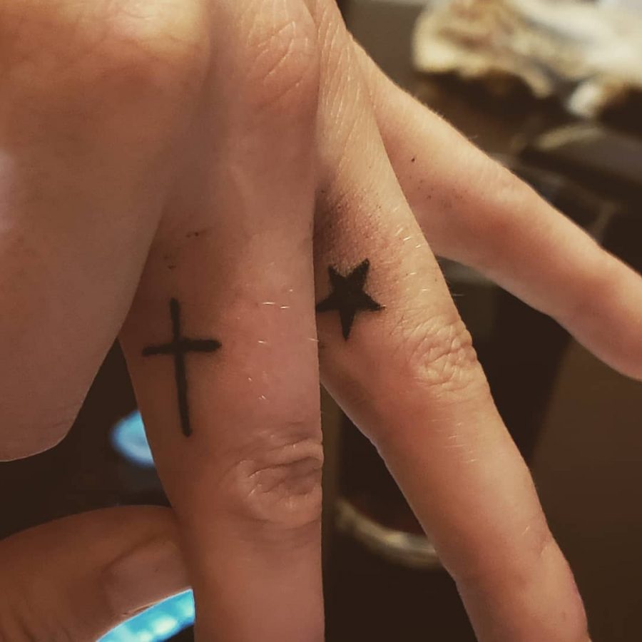 star tattoos for men 0026