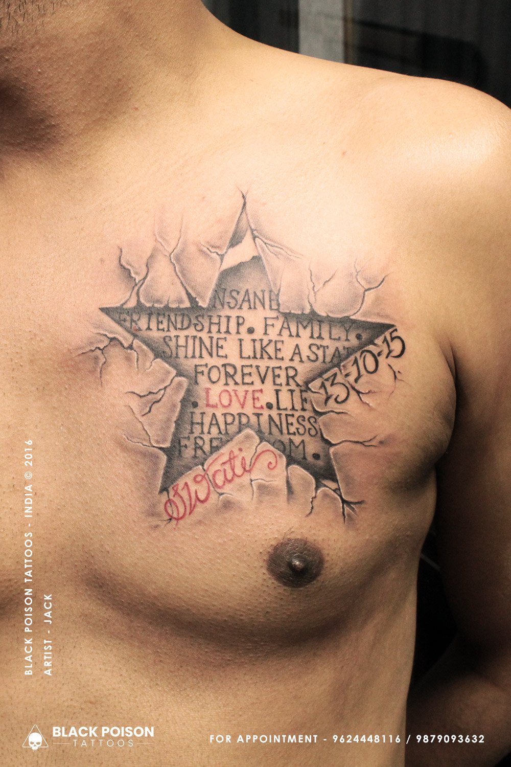 star tattoos for men 0031