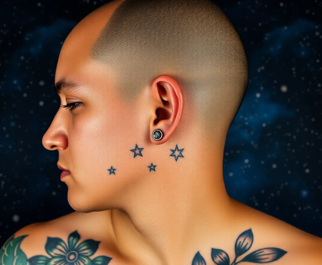 star tattoos for men 0086