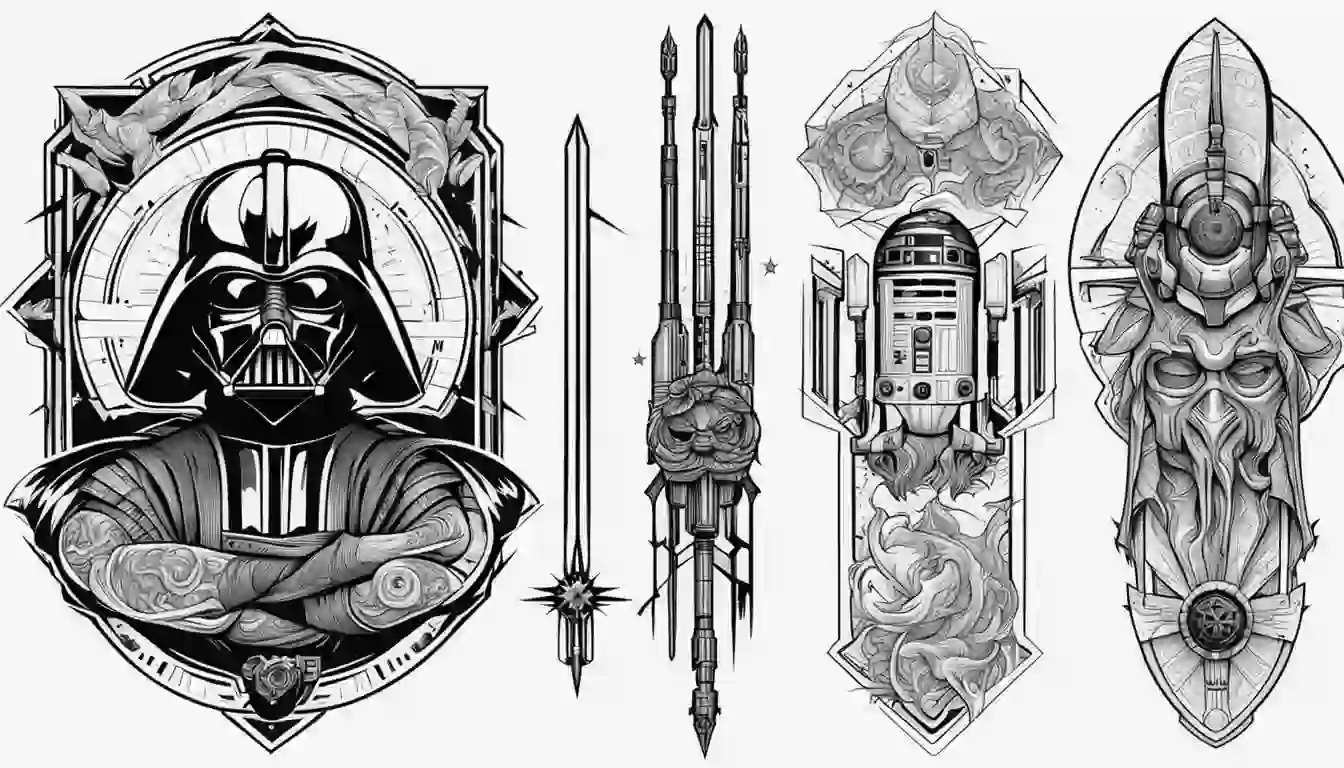 Star Wars tattoos for men 0015