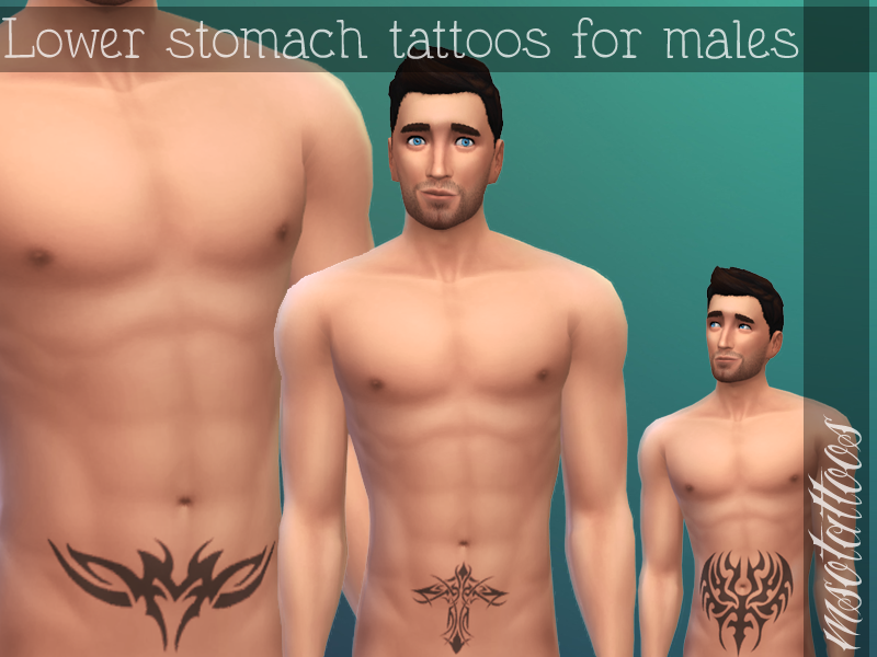 stomach tattoos for men 0011